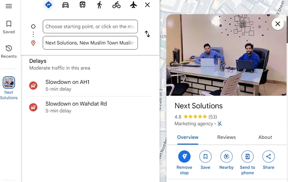 Google My Business Profile